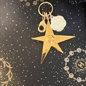 CHANEL Gold and Silver necklace or bracelet charm